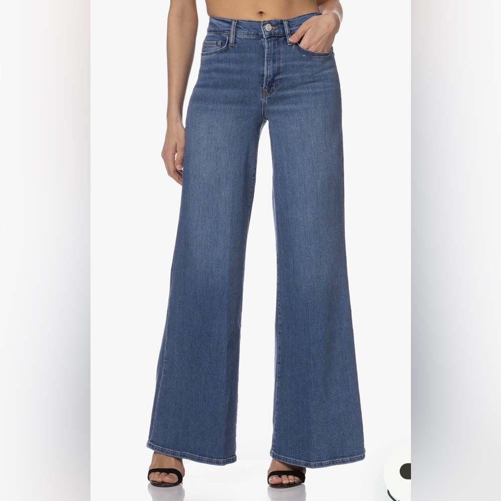 FRAME Le Palazzo Wide Leg Jeans Size 28 $268 LNC
